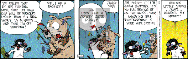 Get Fuzzy on Friday February 15, 2008 Comic Strip