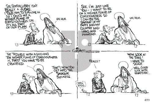 Pat Oliphant on Tuesday April 11, 2006 Comic Strip