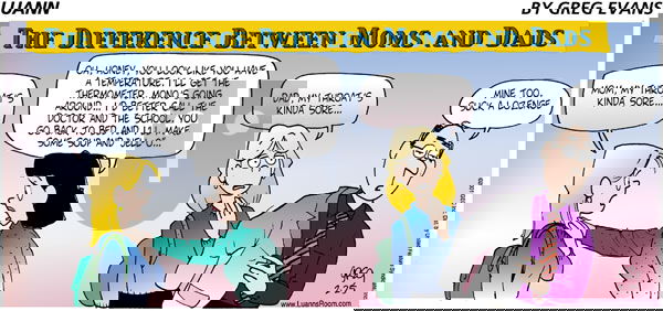 Luann on Sunday February 25, 2001 Comic Strip