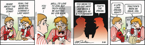 Doonesbury on Monday March 25, 2013 Comic Strip