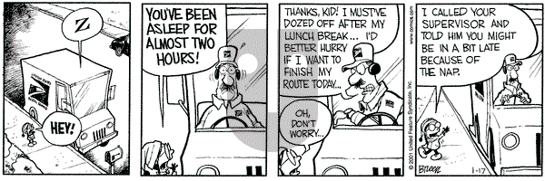 Grand Avenue on Friday August 17, 2001 Comic Strip