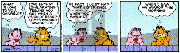 Garfield on Saturday October 27, 1984 Comic Strip