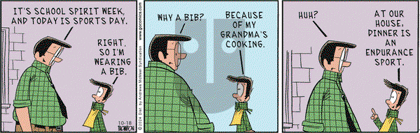 Grand Avenue on Friday October 18, 2024 Comic Strip