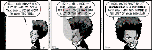The Boondocks on Saturday April 14, 2012 Comic Strip