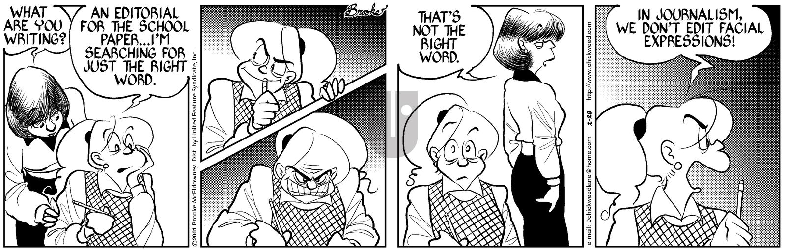 9 Chickweed Lane - Wednesday February 28, 2001 Comic Strip