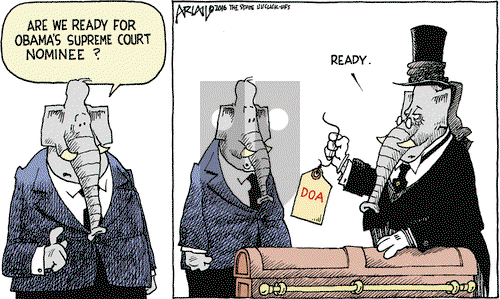 Robert Ariail on Tuesday February 16, 2016 Comic Strip