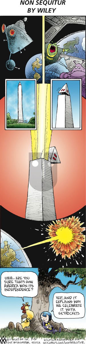 Non Sequitur on Sunday July 5, 2015 Comic Strip