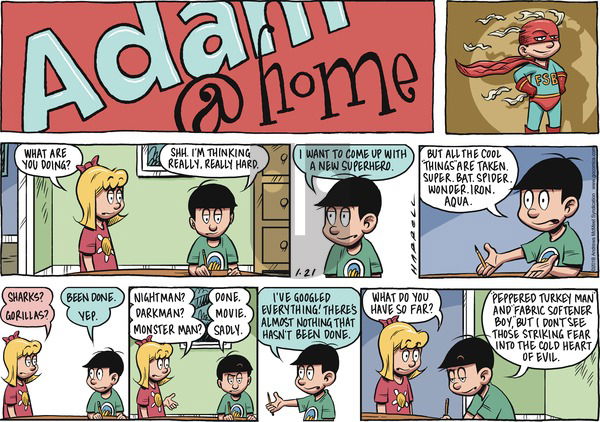 Adam@Home on Sunday January 21, 2018 Comic Strip