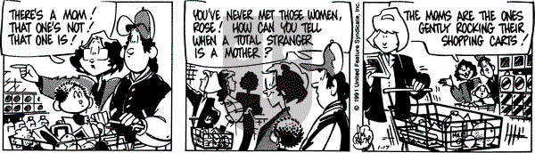 Rose is Rose on Thursday January 17, 1991 Comic Strip