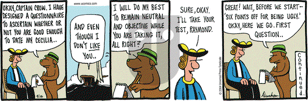 Overboard on Wednesday April 14, 2004 Comic Strip