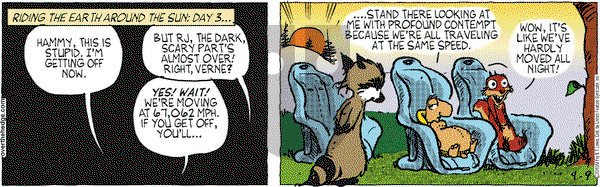 Over the Hedge on Friday April 9, 2010 Comic Strip