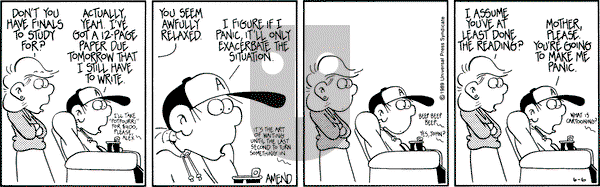 FoxTrot on Tuesday June 6, 1989 Comic Strip