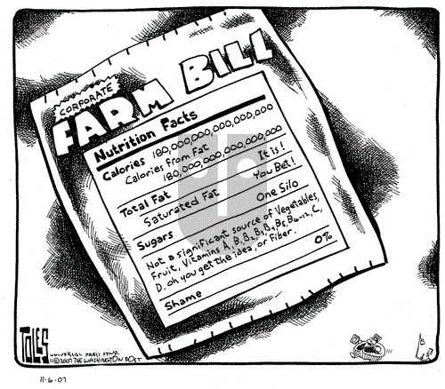 Tom Toles on Tuesday November 6, 2007 Comic Strip
