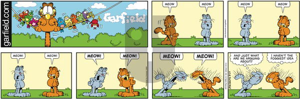 Garfield on Sunday September 27, 2015 Comic Strip