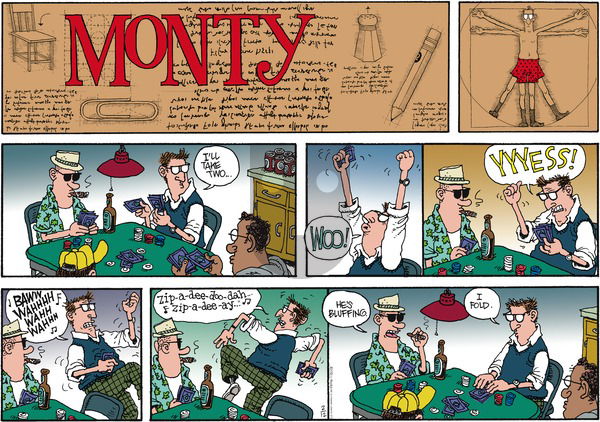 Monty on Sunday February 12, 2012 Comic Strip