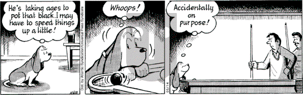 Fred Basset on Sunday February 19, 2006 Comic Strip