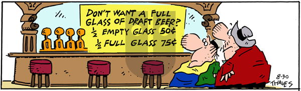 Frank and Ernest on Wednesday August 30, 2000 Comic Strip