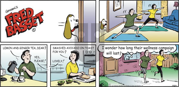 Fred Basset on Sunday September 8, 2019 Comic Strip