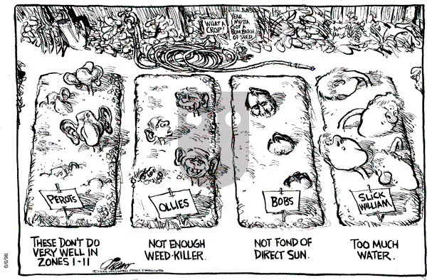 Pat Oliphant - Thursday June 6, 1996 Comic Strip