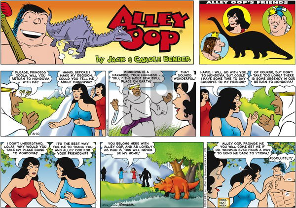 Alley Oop on Sunday June 10, 2012 Comic Strip
