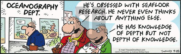 Frank and Ernest on Saturday September 28, 2019 Comic Strip