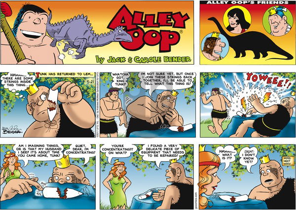 Alley Oop on Sunday May 21, 2017 Comic Strip