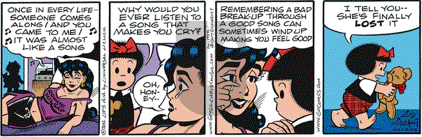 Nancy - Wednesday July 18, 2012 Comic Strip