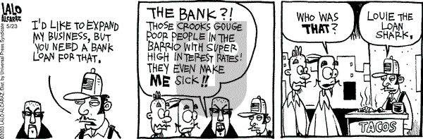 La Cucaracha on Friday May 23, 2003 Comic Strip