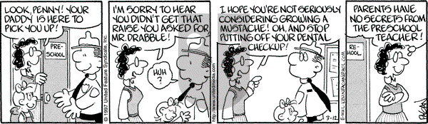 Drabble on Wednesday March 12, 1997 Comic Strip