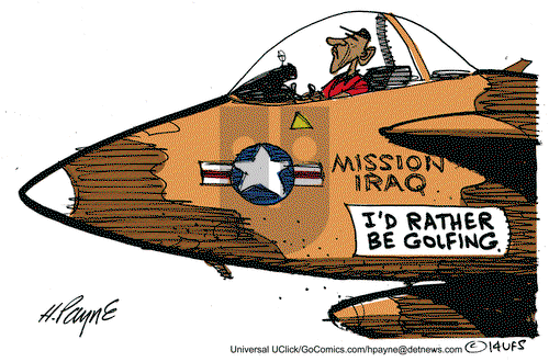 Henry Payne on Tuesday August 12, 2014 Comic Strip