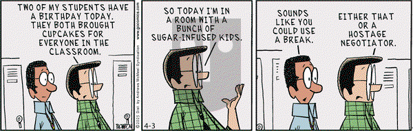 Grand Avenue on Thursday April 3, 2025 Comic Strip