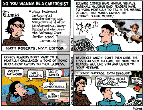 Ted Rall on Saturday April 12, 2008 Comic Strip