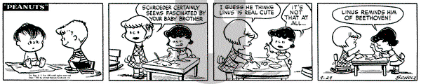 Peanuts on Monday September 29, 1952 Comic Strip