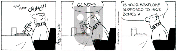 The Born Loser on Monday January 27, 2003 Comic Strip