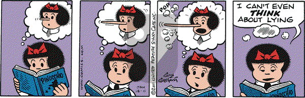 Nancy on Tuesday January 18, 2011 Comic Strip