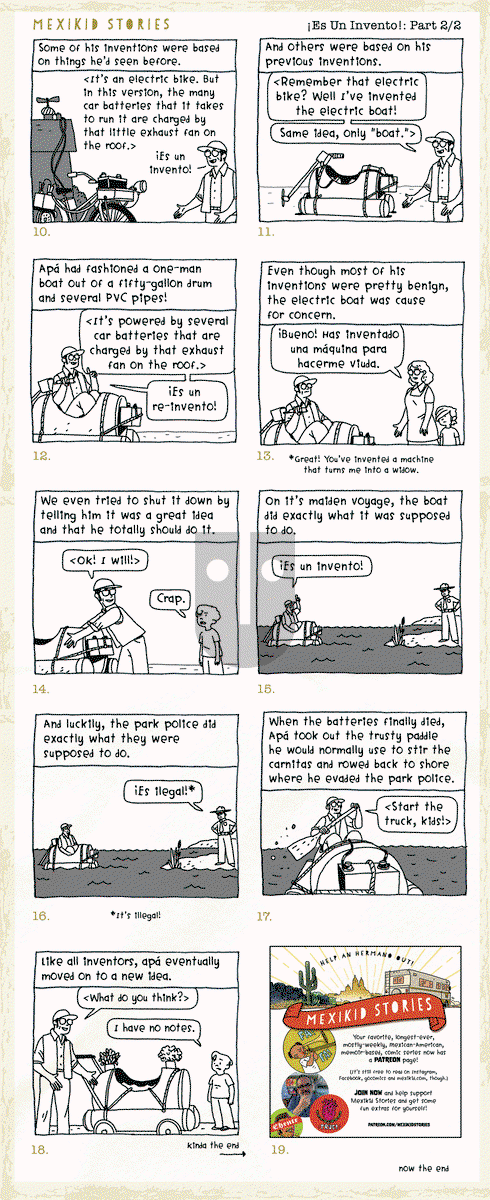 Mexikid Stories on Friday February 24, 2023 Comic Strip