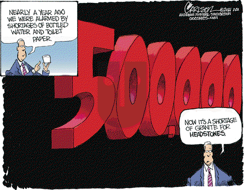 Stuart Carlson on Monday February 22, 2021 Comic Strip
