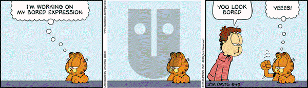 Garfield on Monday September 19, 2016 Comic Strip