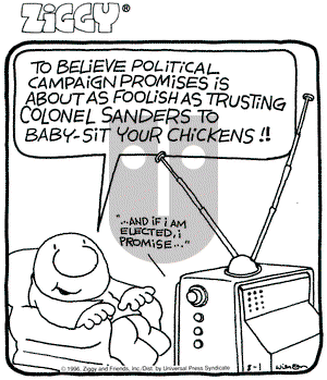 Ziggy on Thursday August 1, 1996 Comic Strip