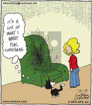 Kit 'N' Carlyle on Friday December 17, 2010 Comic Strip