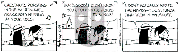 The Born Loser on Wednesday December 24, 2003 Comic Strip
