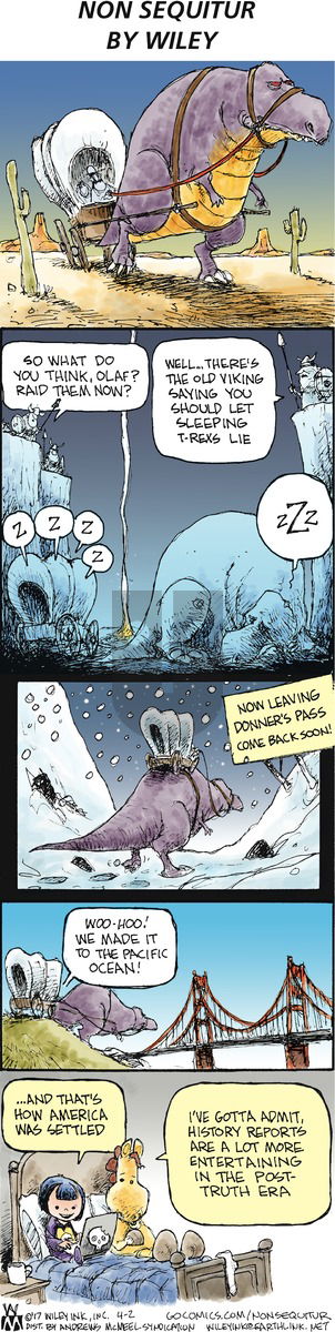 Non Sequitur on Sunday April 2, 2017 Comic Strip