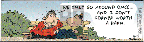Frank and Ernest on Tuesday November 21, 2006 Comic Strip