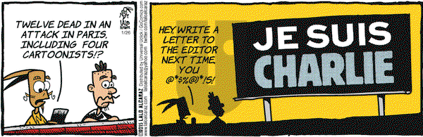 La Cucaracha on Monday January 26, 2015 Comic Strip