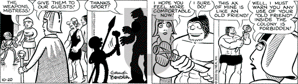 Alley Oop on Friday October 20, 2000 Comic Strip
