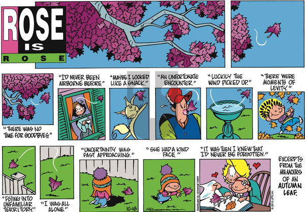 Rose is Rose on Sunday October 18, 2015 Comic Strip