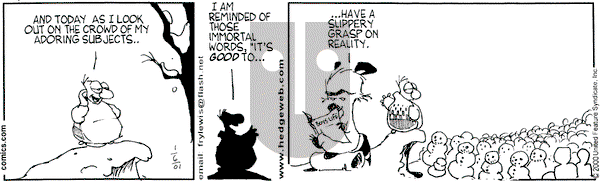 Over the Hedge on Monday January 15, 2001 Comic Strip