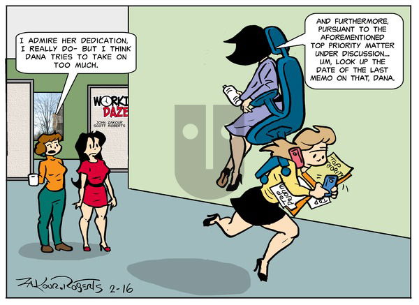 Working Daze - Sunday February 16, 2025 Comic Strip