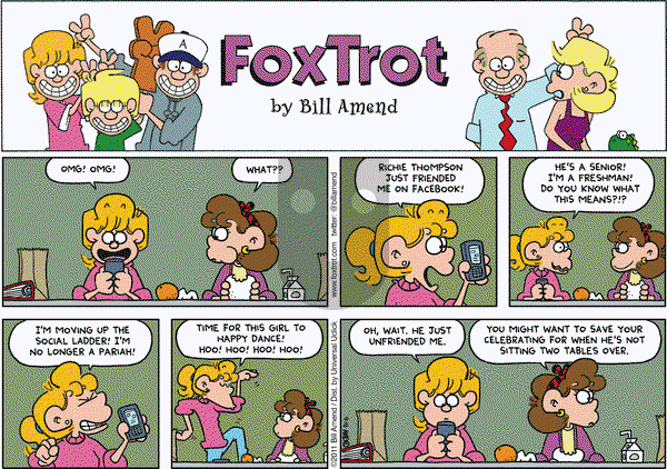 FoxTrot on Sunday September 18, 2011 Comic Strip