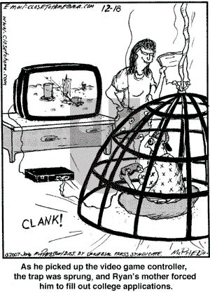 Close to Home on Tuesday December 18, 2007 Comic Strip